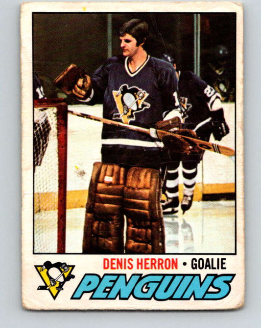 1977-78 O-Pee-Chee #119 Denis Herron  Pittsburgh Penguins  V13720