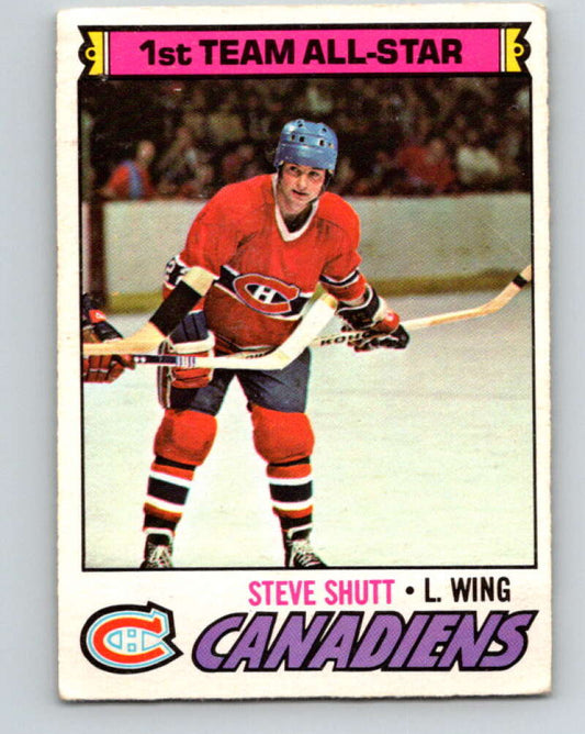 1977-78 O-Pee-Chee #120 Steve Shutt AS  Montreal Canadiens  V13725