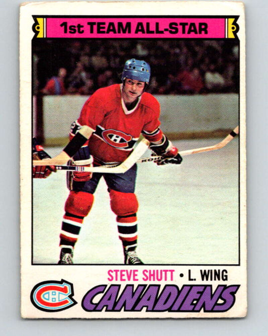 1977-78 O-Pee-Chee #120 Steve Shutt AS  Montreal Canadiens  V13728