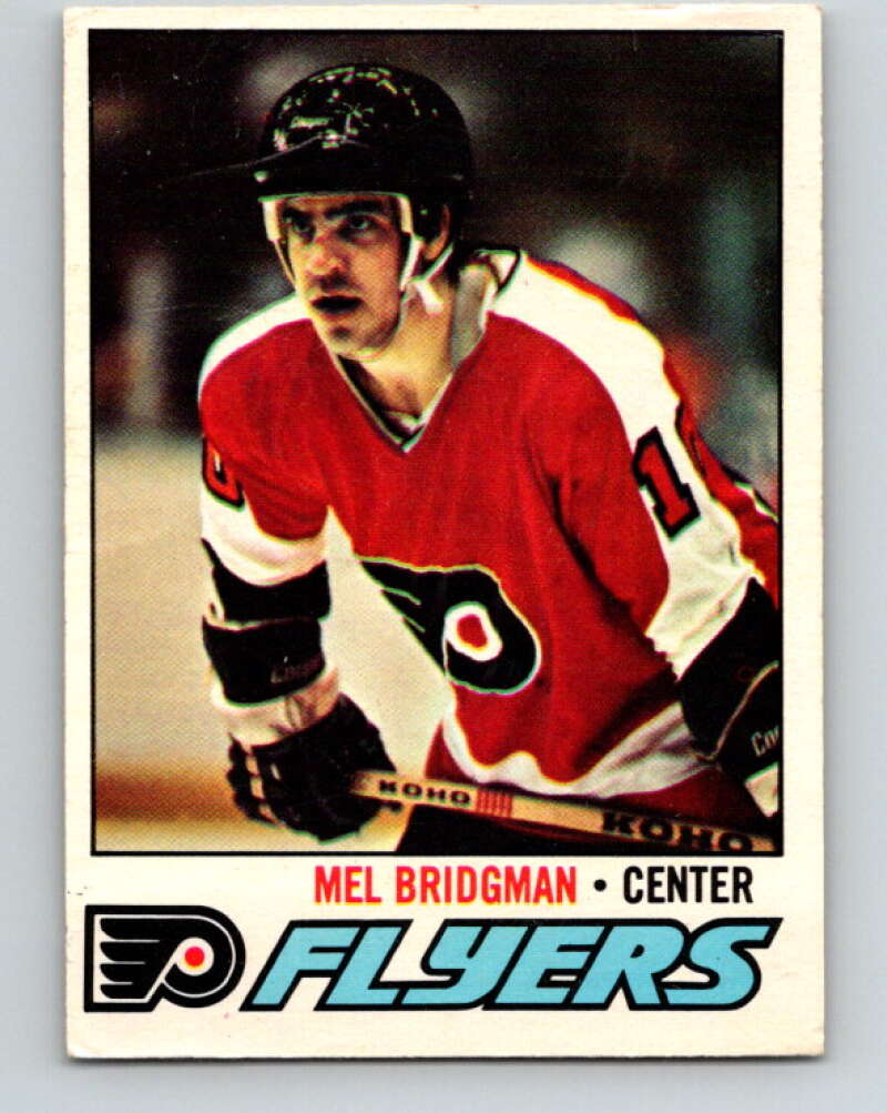 1977-78 O-Pee-Chee #121 Mel Bridgman  Philadelphia Flyers  V13733