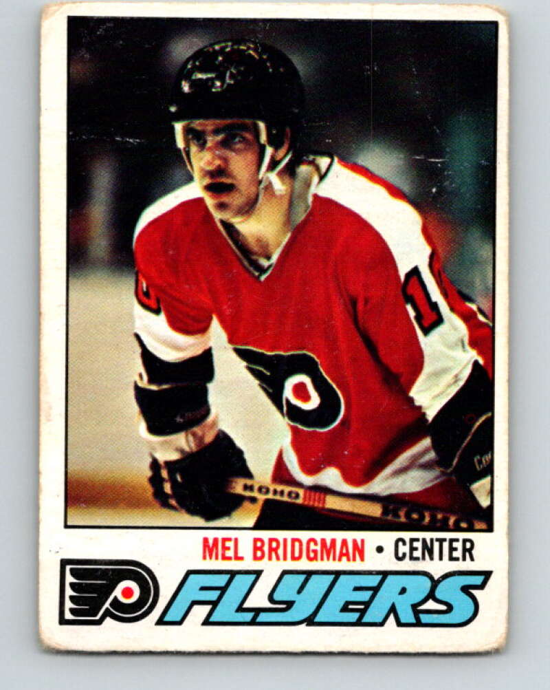 1977-78 O-Pee-Chee #121 Mel Bridgman  Philadelphia Flyers  V13737