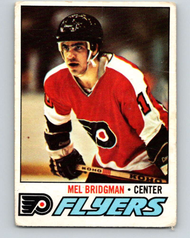 1977-78 O-Pee-Chee #121 Mel Bridgman  Philadelphia Flyers  V13738