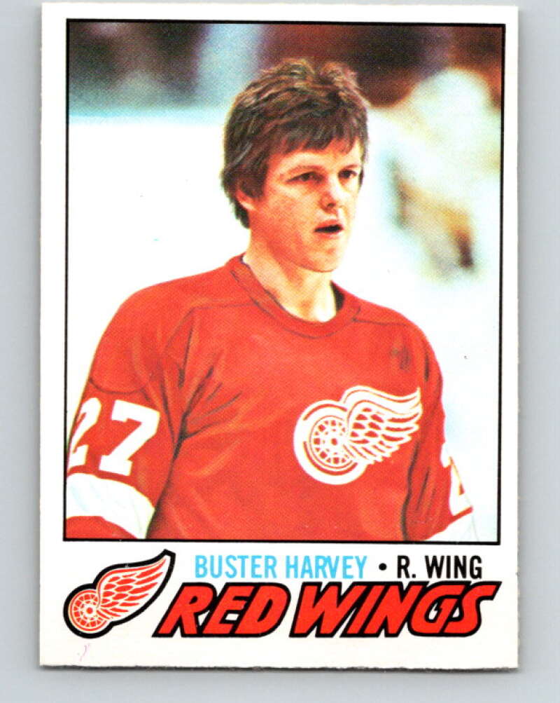 1977-78 O-Pee-Chee #122 Buster Harvey  Detroit Red Wings  V13741