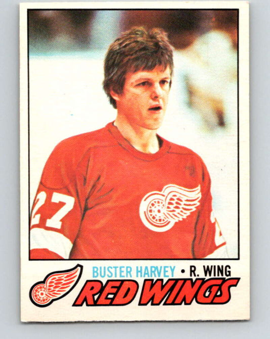 1977-78 O-Pee-Chee #122 Buster Harvey  Detroit Red Wings  V13742