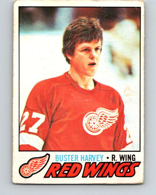 1977-78 O-Pee-Chee #122 Buster Harvey  Detroit Red Wings  V13743