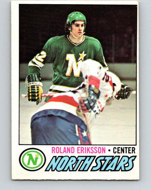 1977-78 O-Pee-Chee #123 Roland Eriksson  RC Rookie North Stars  V13748