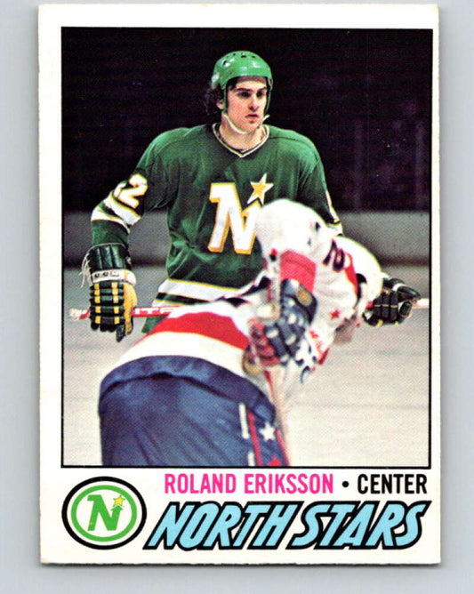 1977-78 O-Pee-Chee #123 Roland Eriksson  RC Rookie North Stars  V13749