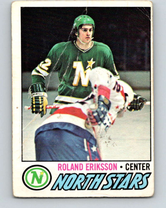 1977-78 O-Pee-Chee #123 Roland Eriksson  RC Rookie North Stars  V13750