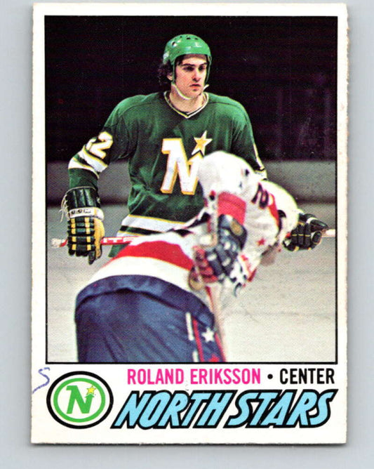 1977-78 O-Pee-Chee #123 Roland Eriksson  RC Rookie North Stars  V13751