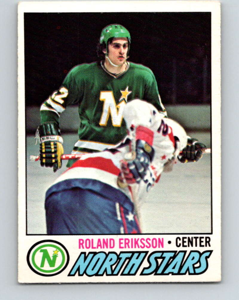 1977-78 O-Pee-Chee #123 Roland Eriksson  RC Rookie North Stars  V13752