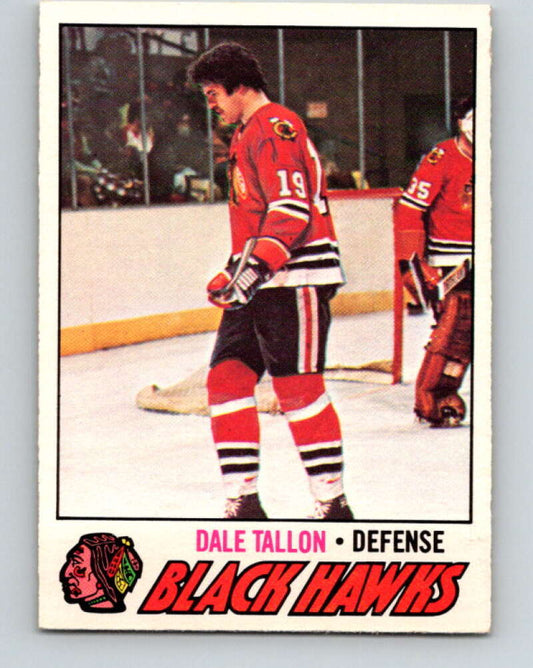 1977-78 O-Pee-Chee #124 Dale Tallon  Chicago Blackhawks  V13753