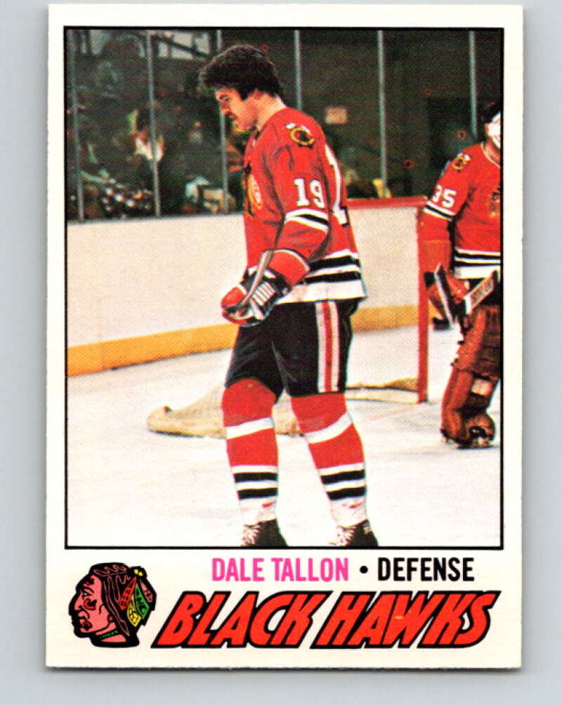 1977-78 O-Pee-Chee #124 Dale Tallon  Chicago Blackhawks  V13754