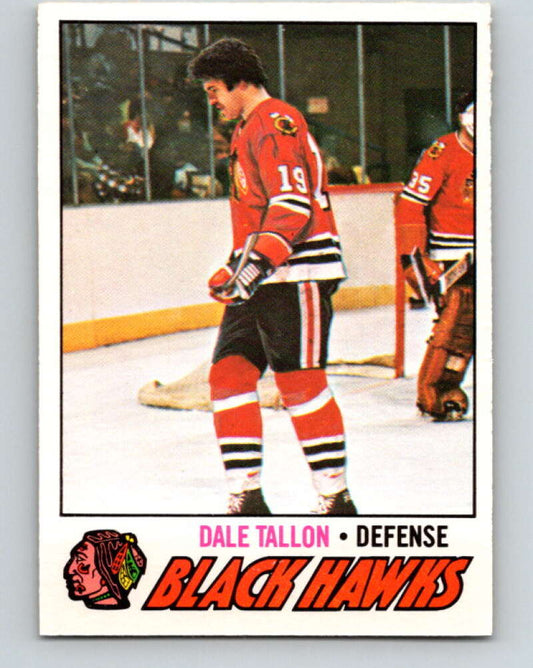 1977-78 O-Pee-Chee #124 Dale Tallon  Chicago Blackhawks  V13755