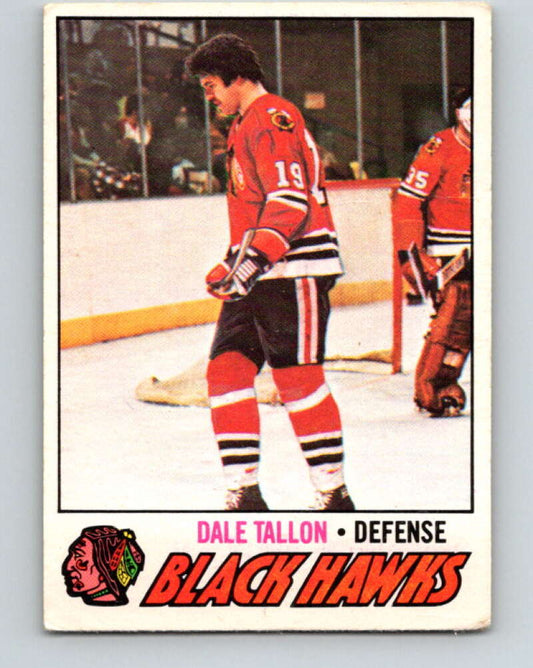 1977-78 O-Pee-Chee #124 Dale Tallon  Chicago Blackhawks  V13756