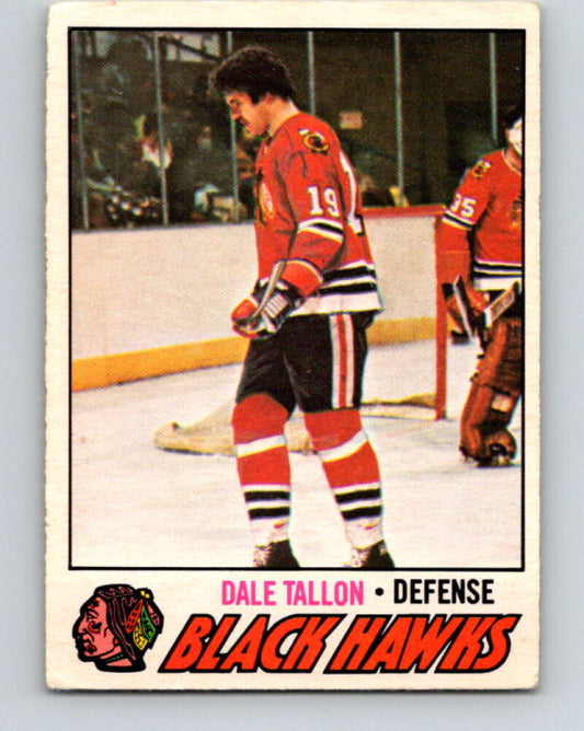 1977-78 O-Pee-Chee #124 Dale Tallon  Chicago Blackhawks  V13757