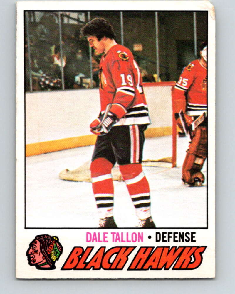 1977-78 O-Pee-Chee #124 Dale Tallon  Chicago Blackhawks  V13758