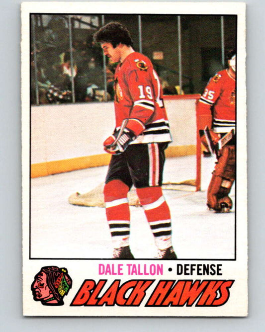 1977-78 O-Pee-Chee #124 Dale Tallon  Chicago Blackhawks  V13759