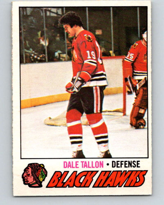 1977-78 O-Pee-Chee #124 Dale Tallon  Chicago Blackhawks  V13760