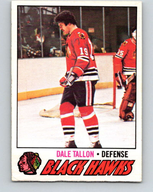 1977-78 O-Pee-Chee #124 Dale Tallon  Chicago Blackhawks  V13761