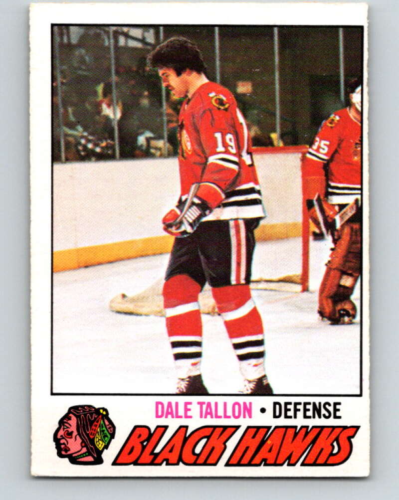 1977-78 O-Pee-Chee #124 Dale Tallon  Chicago Blackhawks  V13762