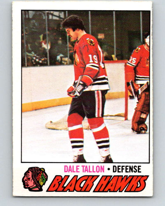 1977-78 O-Pee-Chee #124 Dale Tallon  Chicago Blackhawks  V13762