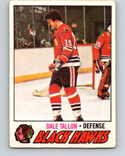 1977-78 O-Pee-Chee #124 Dale Tallon  Chicago Blackhawks  V13763