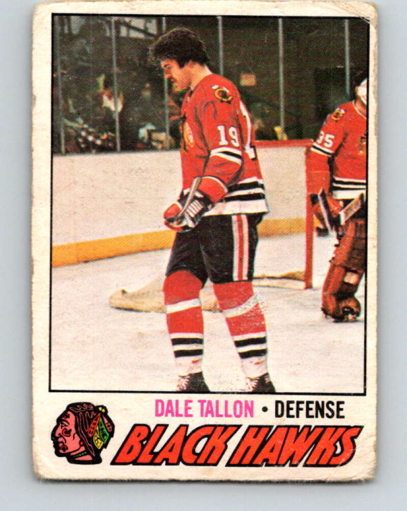 1977-78 O-Pee-Chee #124 Dale Tallon  Chicago Blackhawks  V13764