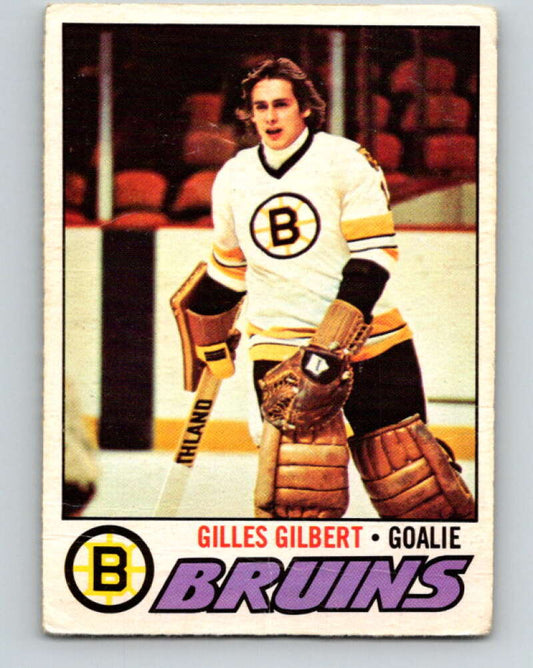 1977-78 O-Pee-Chee #125 Gilles Gilbert  Boston Bruins  V13774