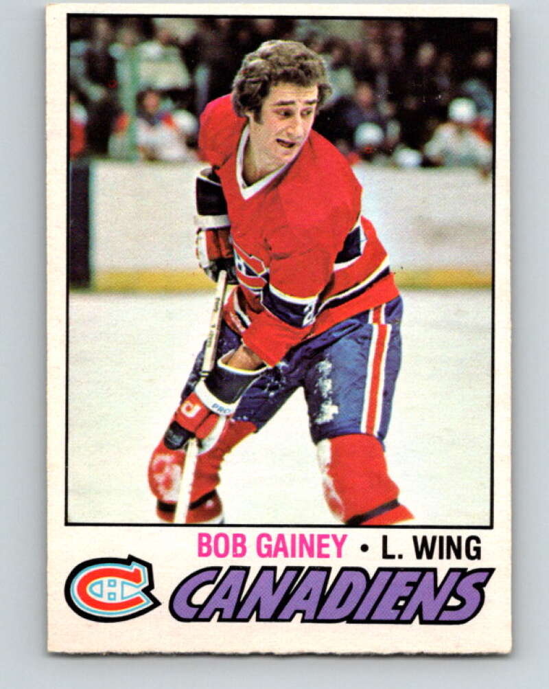 1977-78 O-Pee-Chee #129 Bob Gainey  Montreal Canadiens  V13795