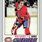 1977-78 O-Pee-Chee #129 Bob Gainey  Montreal Canadiens  V13797