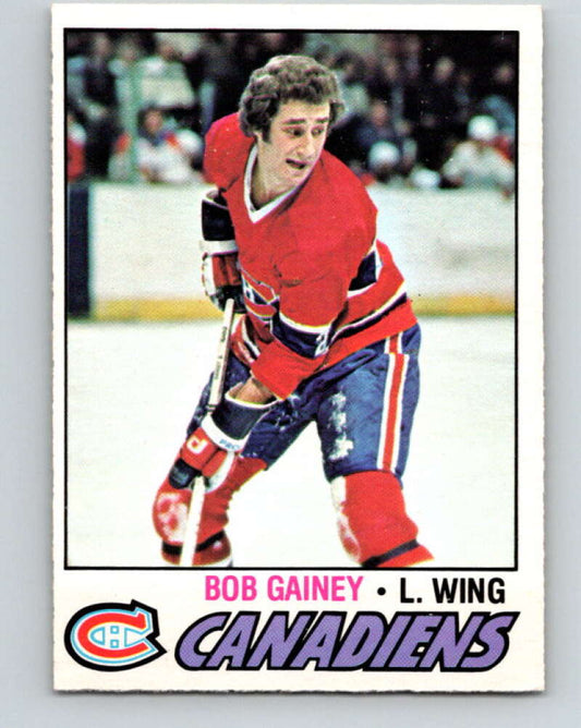 1977-78 O-Pee-Chee #129 Bob Gainey  Montreal Canadiens  V13798