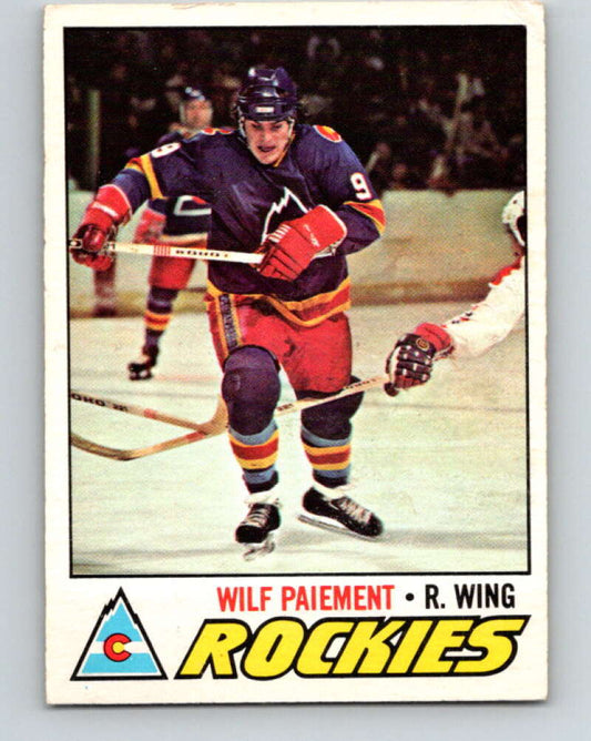 1977-78 O-Pee-Chee #130 Wilf Paiement  Colorado Rockies  V13801