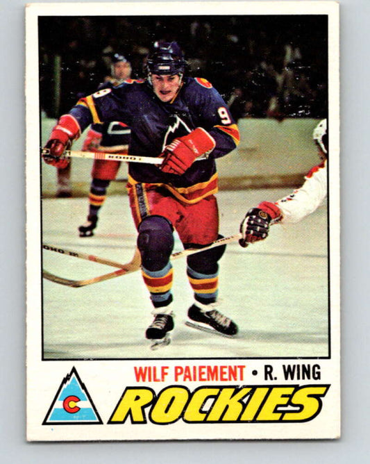 1977-78 O-Pee-Chee #130 Wilf Paiement  Colorado Rockies  V13802