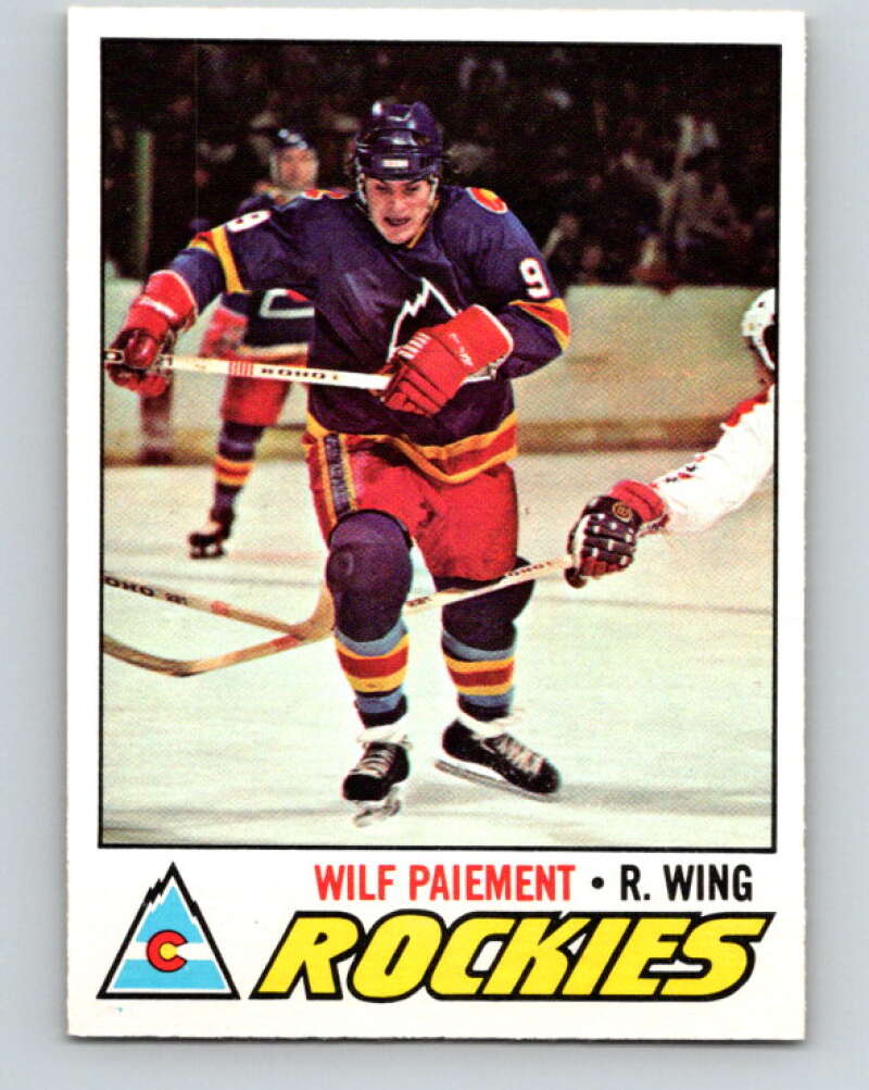 1977-78 O-Pee-Chee #130 Wilf Paiement  Colorado Rockies  V13803