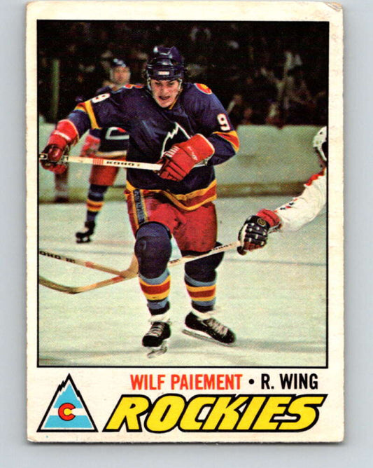 1977-78 O-Pee-Chee #130 Wilf Paiement  Colorado Rockies  V13804