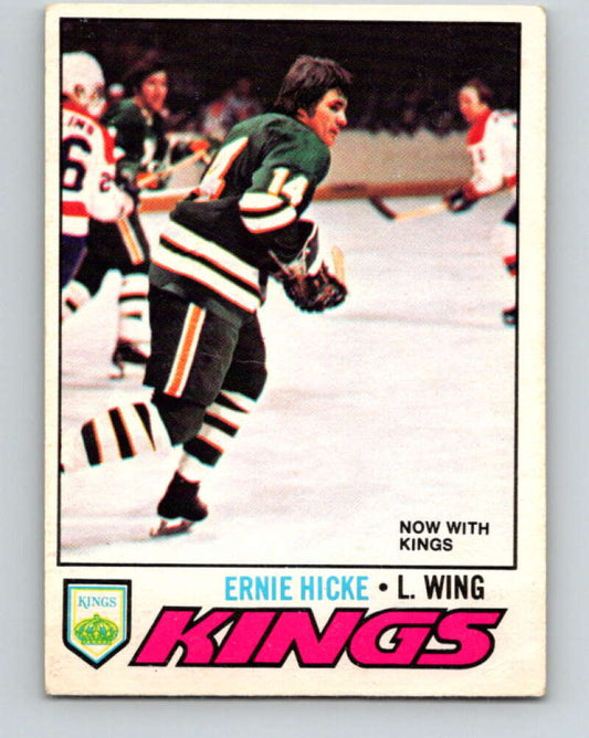 1977-78 O-Pee-Chee #132 Ernie Hicke  Los Angeles Kings  V13813