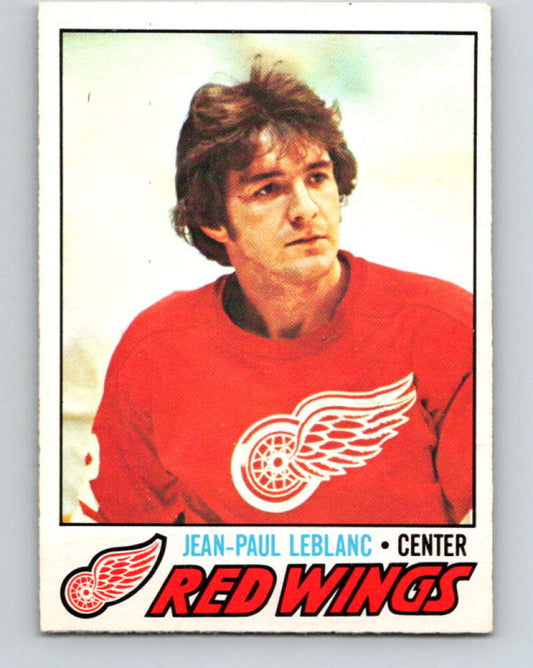 1977-78 O-Pee-Chee #133 Jean-Paul LeBlanc  Detroit Red Wings  V13815