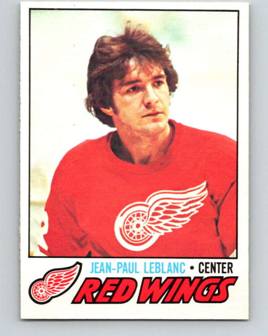 1977-78 O-Pee-Chee #133 Jean-Paul LeBlanc  Detroit Red Wings  V13816