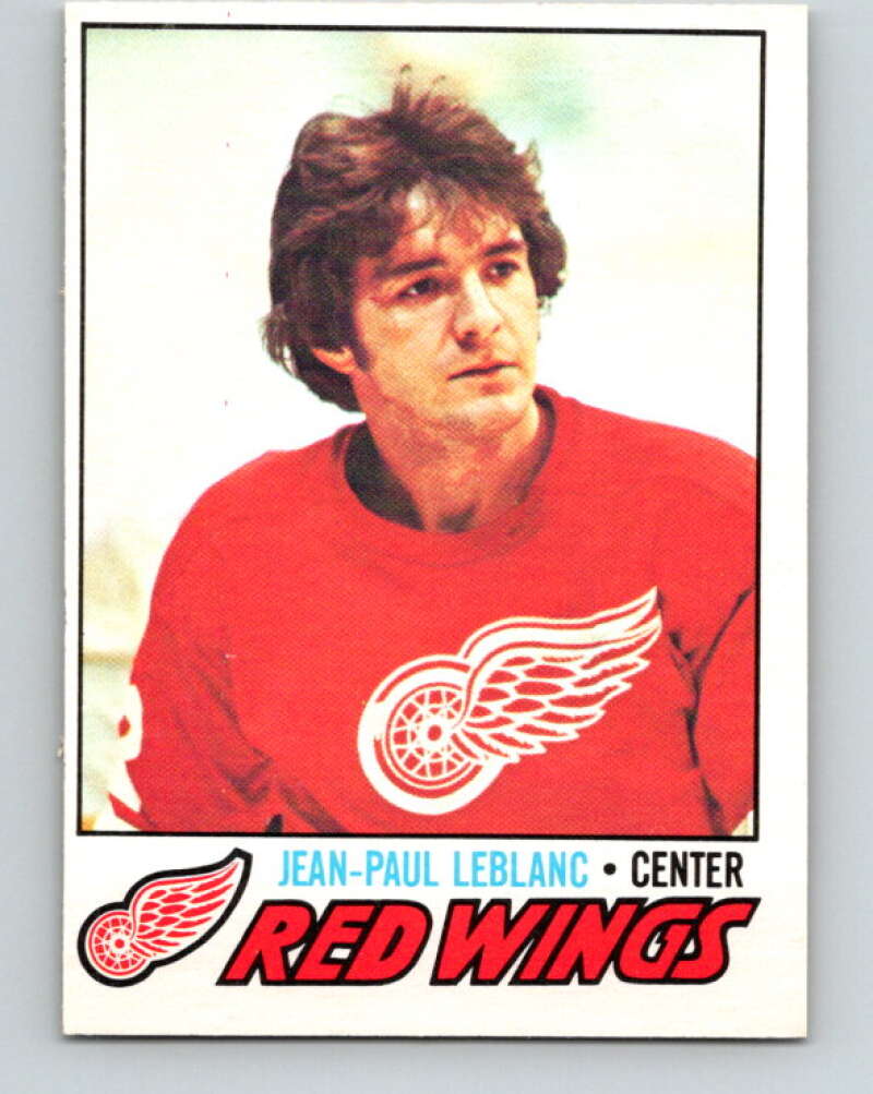 1977-78 O-Pee-Chee #133 Jean-Paul LeBlanc  Detroit Red Wings  V13817