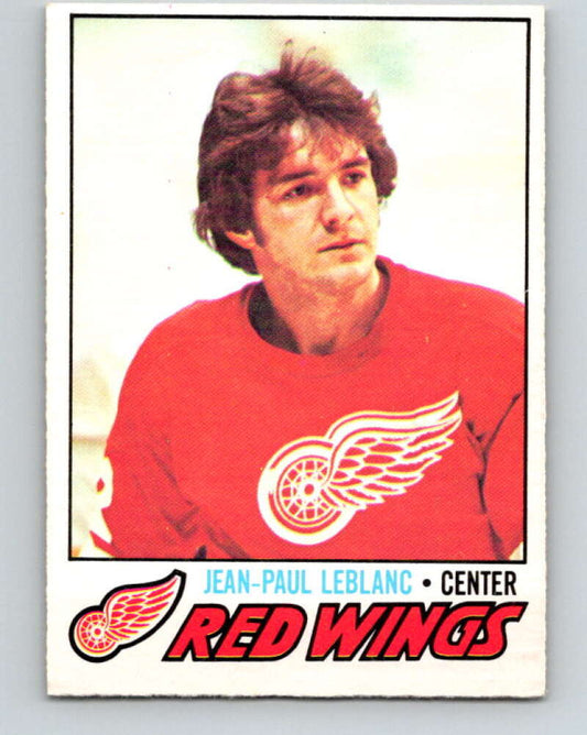 1977-78 O-Pee-Chee #133 Jean-Paul LeBlanc  Detroit Red Wings  V13819