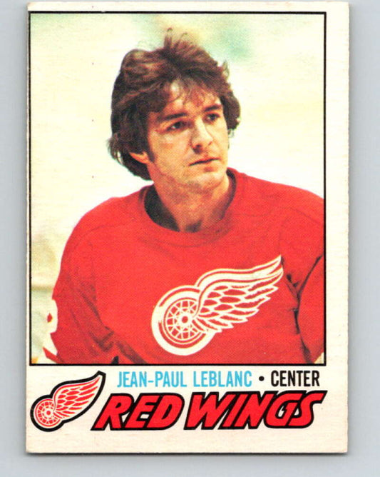 1977-78 O-Pee-Chee #133 Jean-Paul LeBlanc  Detroit Red Wings  V13820