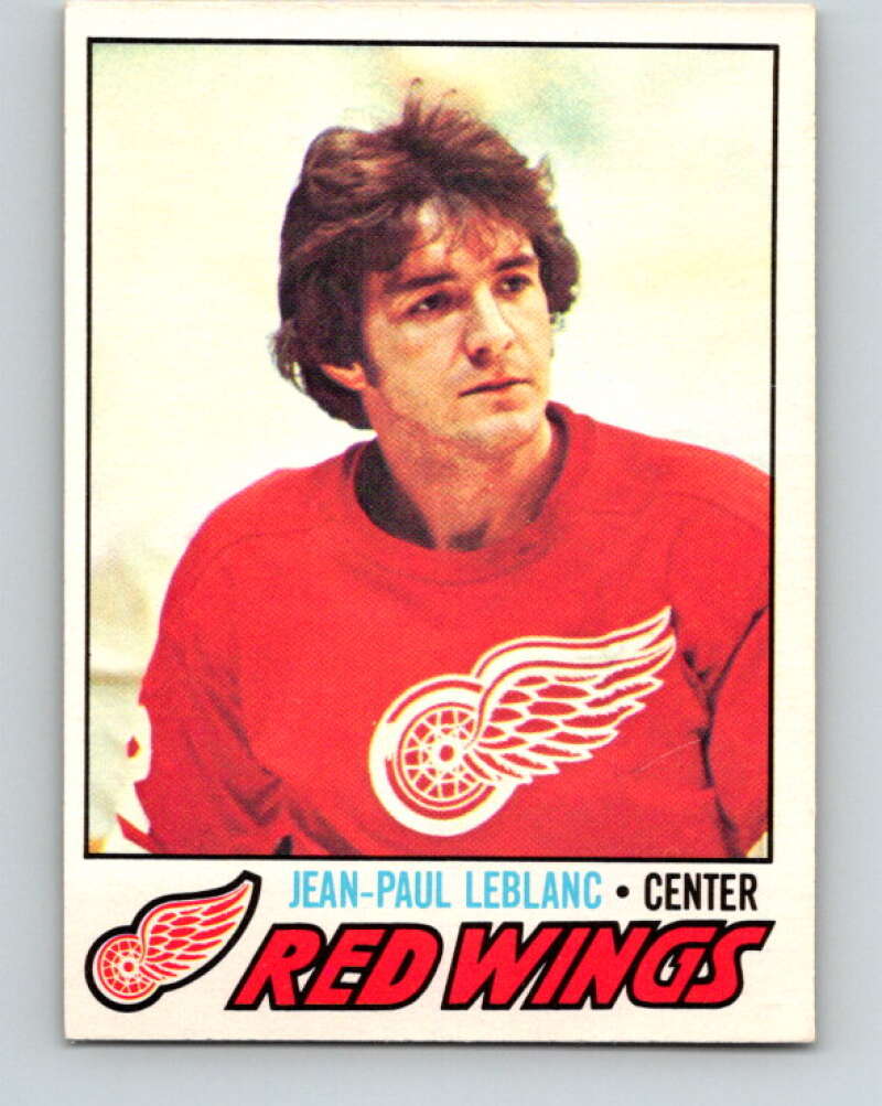 1977-78 O-Pee-Chee #133 Jean-Paul LeBlanc  Detroit Red Wings  V13824