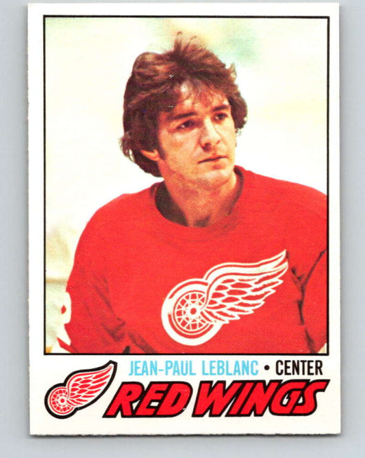 1977-78 O-Pee-Chee #133 Jean-Paul LeBlanc  Detroit Red Wings  V13825