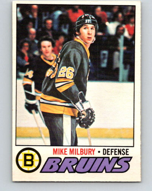 1977-78 O-Pee-Chee #134 Mike Milbury  RC Rookie Boston Bruins  V13830