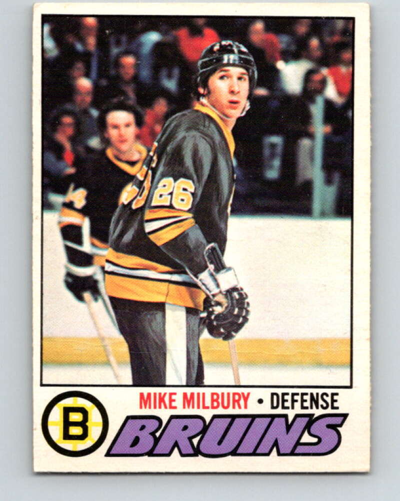 1977-78 O-Pee-Chee #134 Mike Milbury  RC Rookie Boston Bruins  V13831