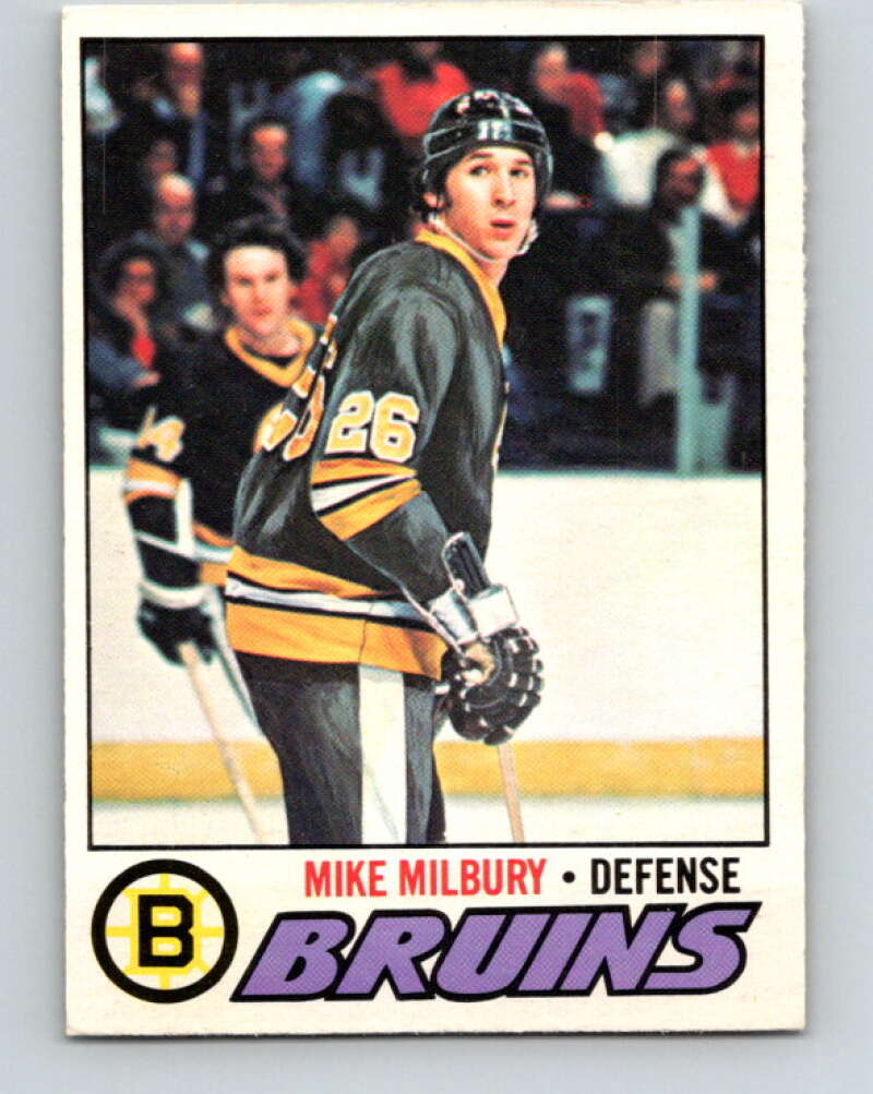 1977-78 O-Pee-Chee #134 Mike Milbury  RC Rookie Boston Bruins  V13832