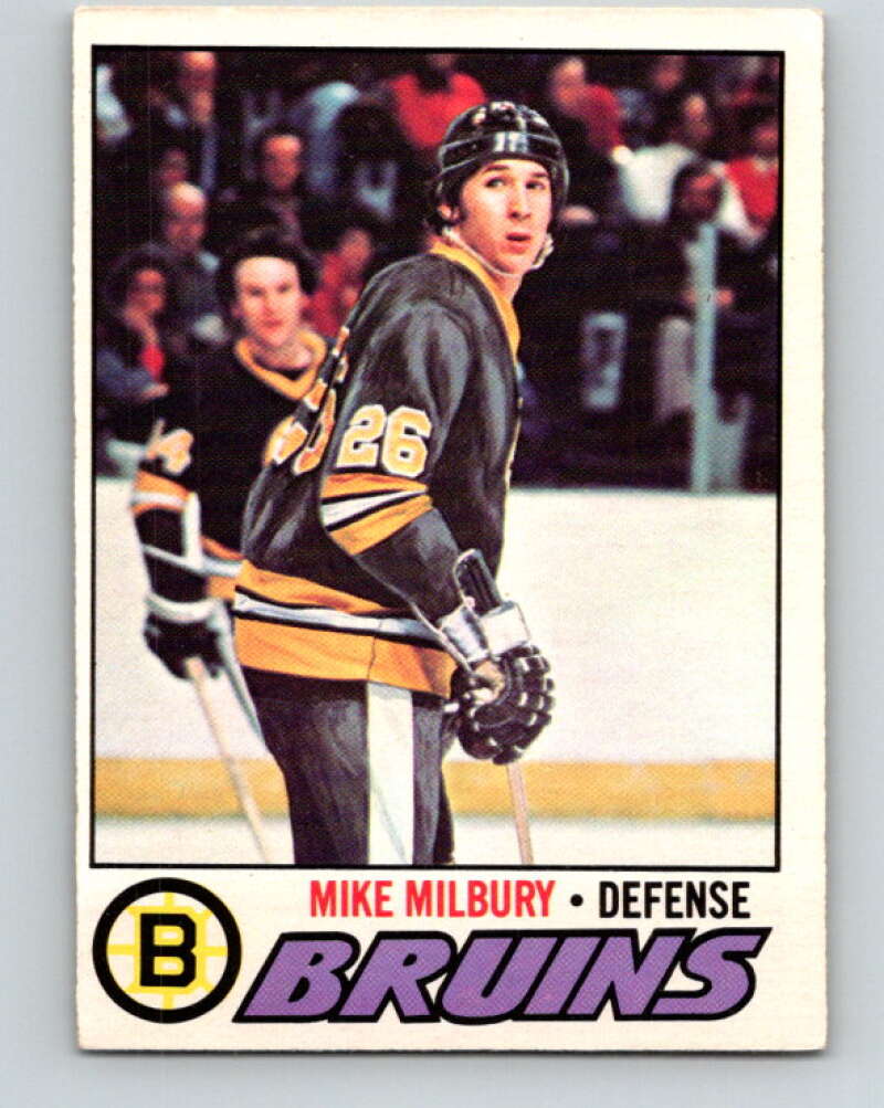 1977-78 O-Pee-Chee #134 Mike Milbury  RC Rookie Boston Bruins  V13833