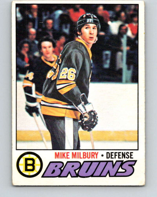 1977-78 O-Pee-Chee #134 Mike Milbury  RC Rookie Boston Bruins  V13834