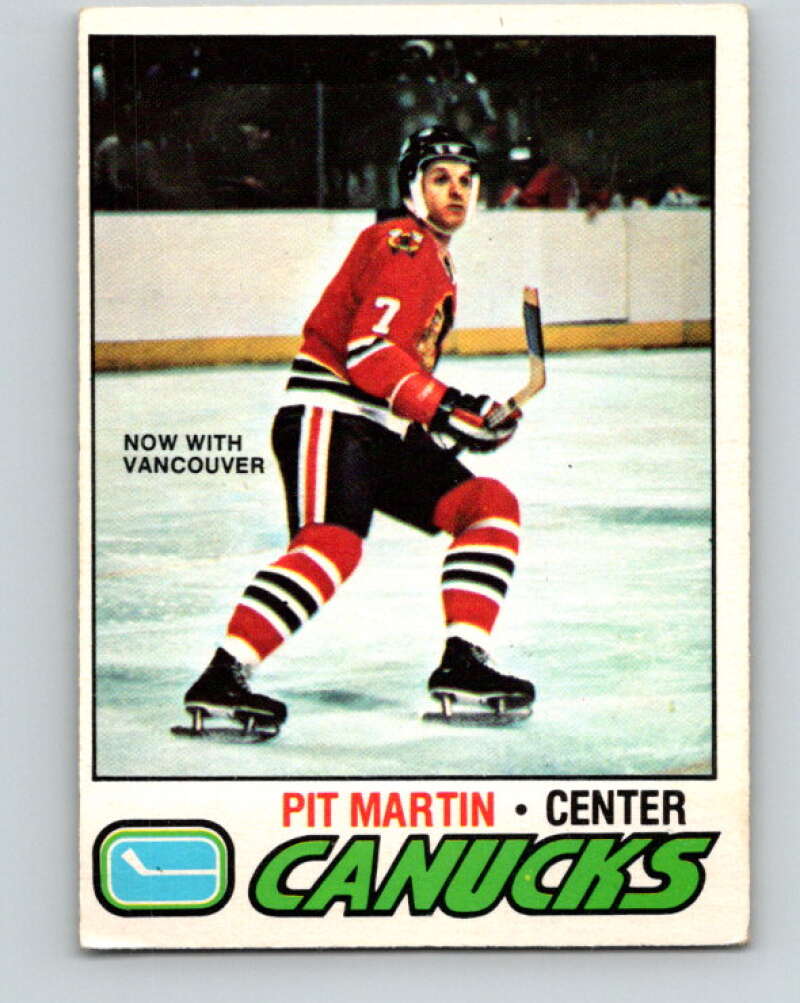 1977-78 O-Pee-Chee #135 Pit Martin  Vancouver Canucks  V13835