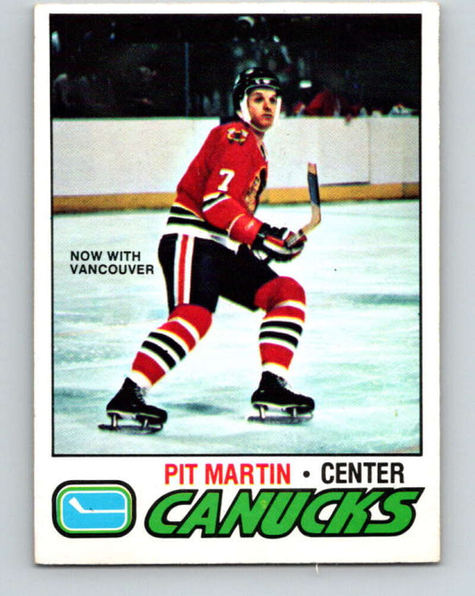 1977-78 O-Pee-Chee #135 Pit Martin  Vancouver Canucks  V13838